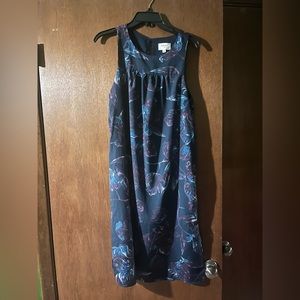 Blue floral Everly dress size small